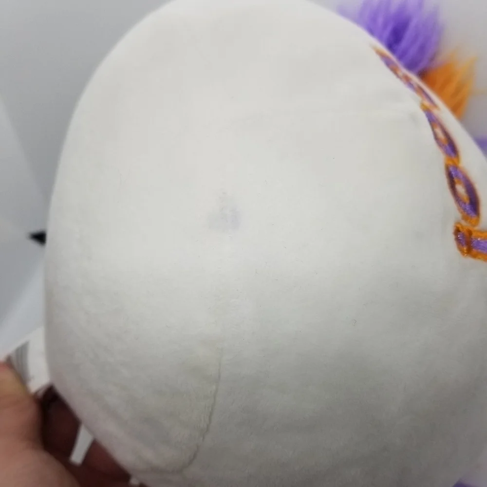 Squishmallows Grace the Ghost with purple and orange hair BOO! 8